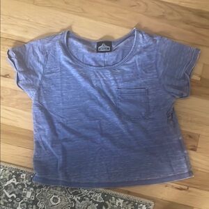 NWOT Angie Blue Short Sleeve Tee